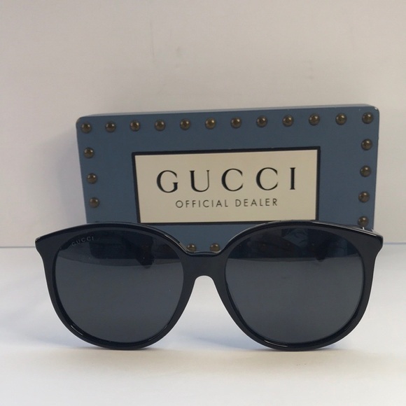 New Authentic  Gucci GUCCI-LOGO GG0261SA 001 Sunglass - Picture 4 of 12